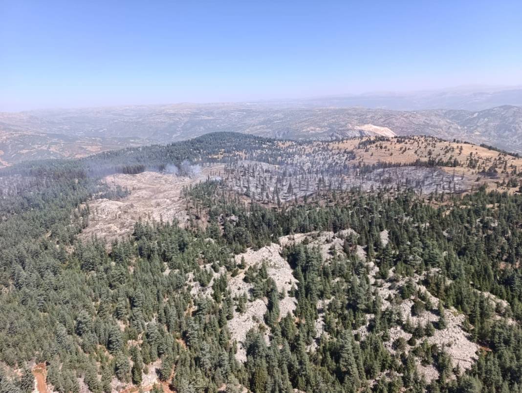 Konya dahil 5 il destek verdi, Ermenek yangını kontrol altında 11